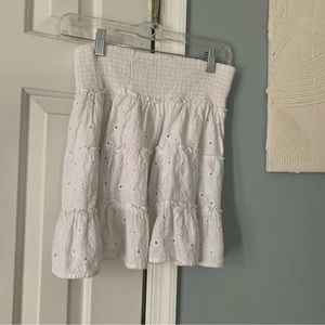 Flowy white American Eagle skirt